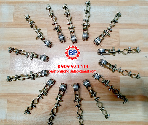 Con lăn chạy trên cáp thép Con lăn chạy trên cáp thép