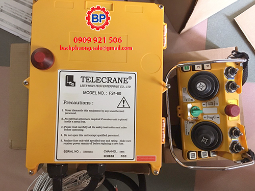 Điều khiển từ xa Telecrane F24-60 Điều khiển từ xa Telecrane F24-60