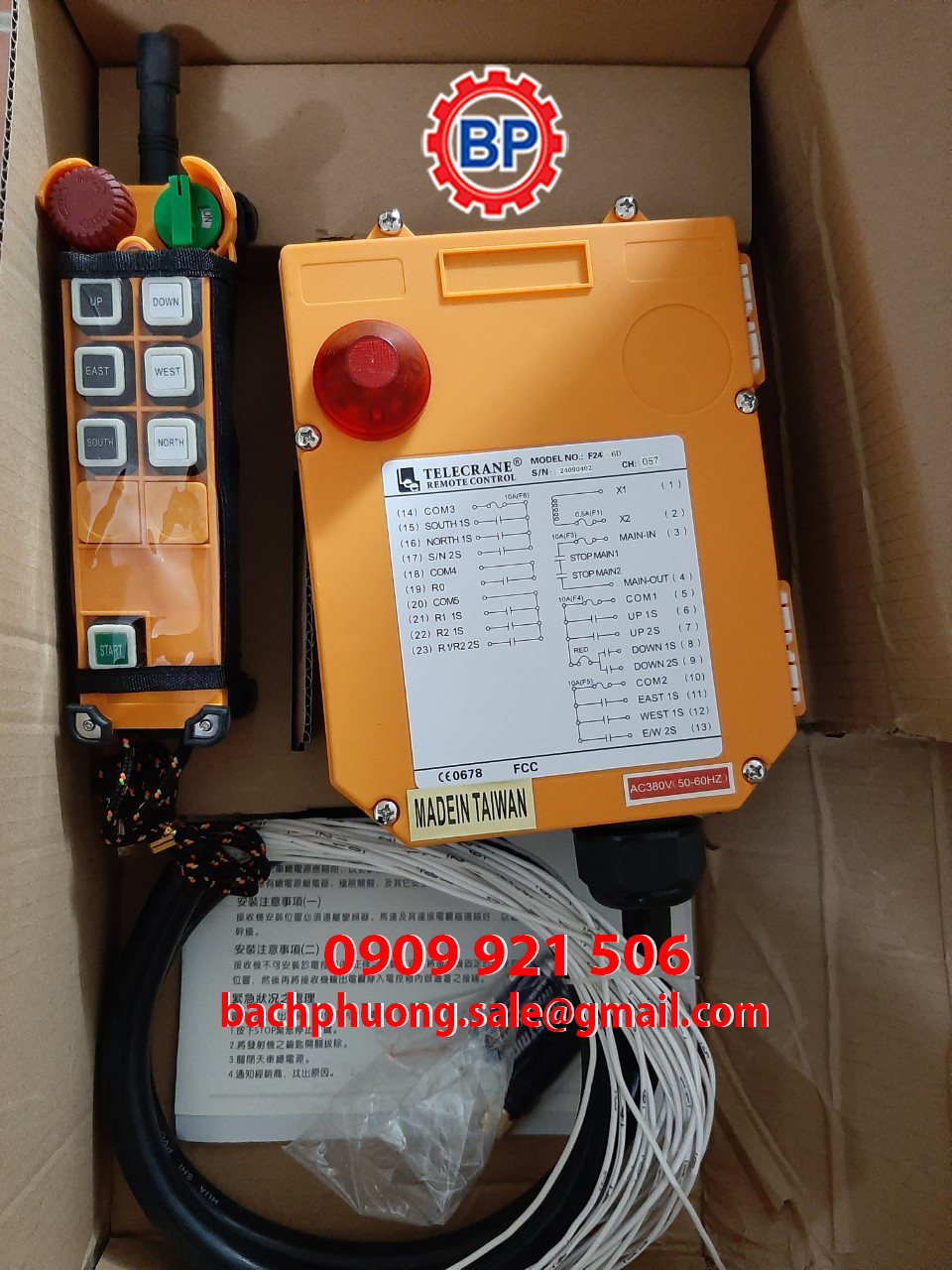 Điều khiển từ xa Telecrane F24-6D Điều khiển từ xa Telecrane F24-6D