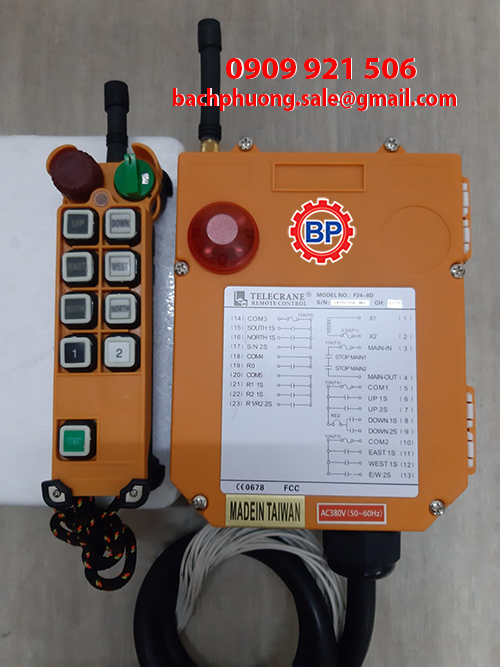 Điều khiển từ xa Telecrane F24-8D Điều khiển từ xa Telecrane F24-8D