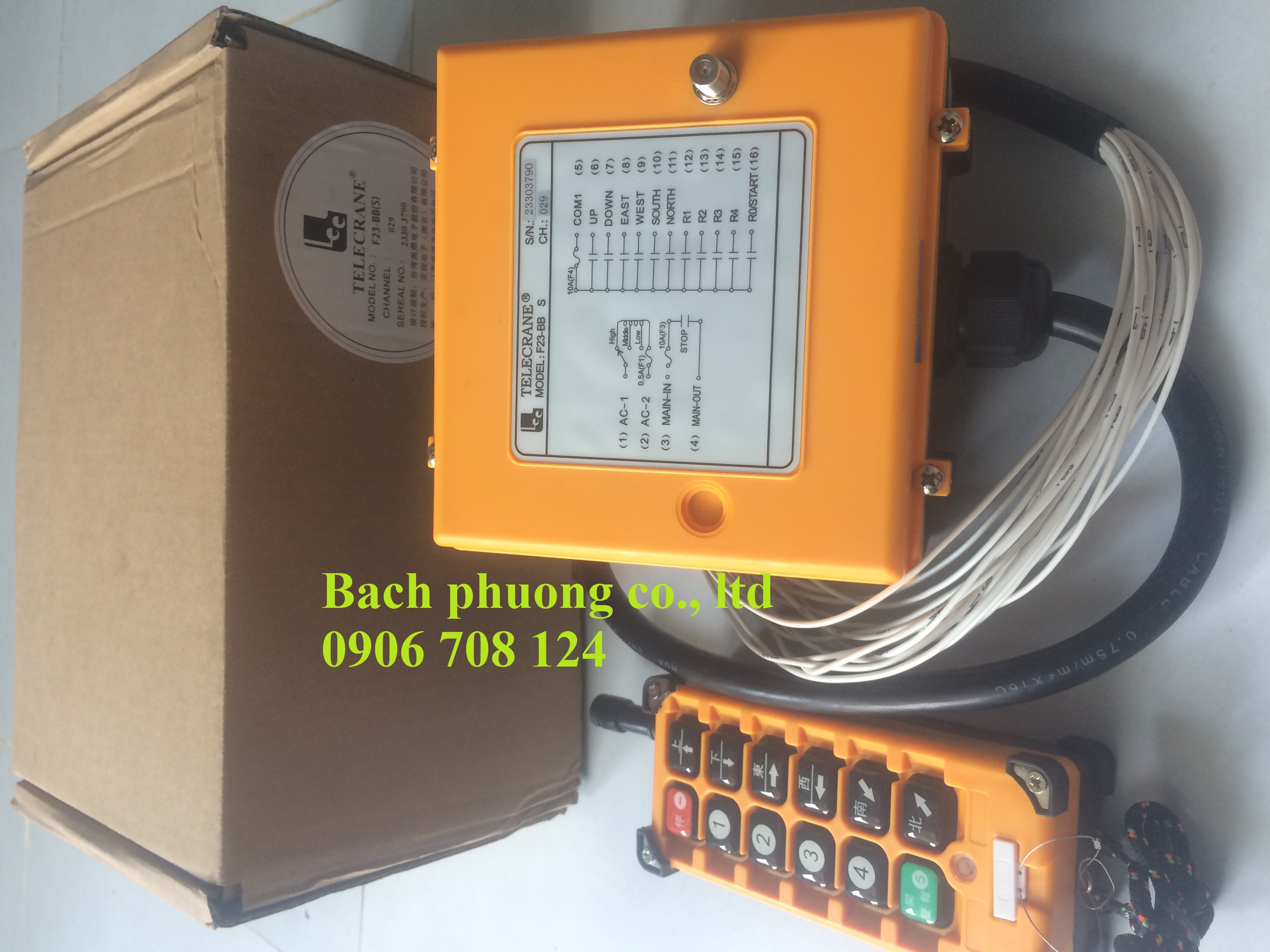 điều khiển từ xa Telecrane F23-BB điều khiển từ xa telecrane F23-BB