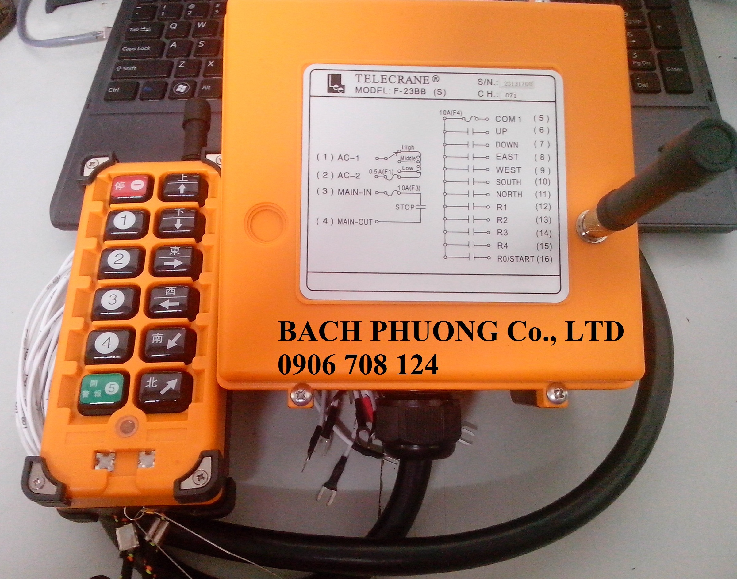 điều khiển từ xa 12 nút bấm cho cầu trục điều khiển từ xa 12 nút bấm cho cầu trục
