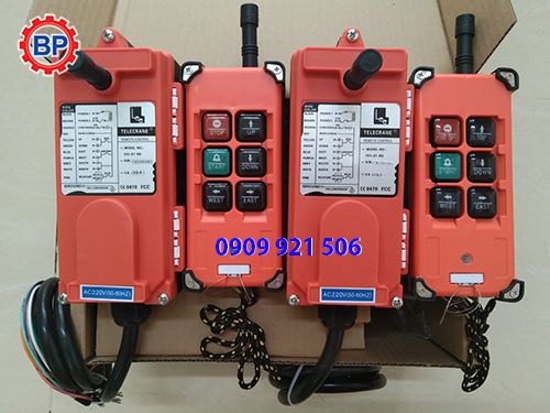 Điều khiển từ xa cầu trục 4 nút Điều khiển từ xa cầu trục 4 nút