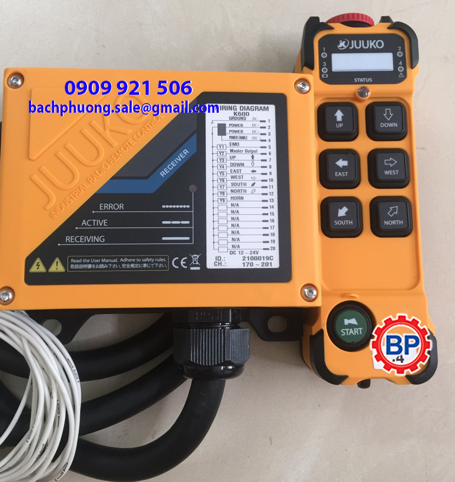 Điều khiển từ xa cầu trục điện 12V Điều khiển từ xa cầu trục điện 12V