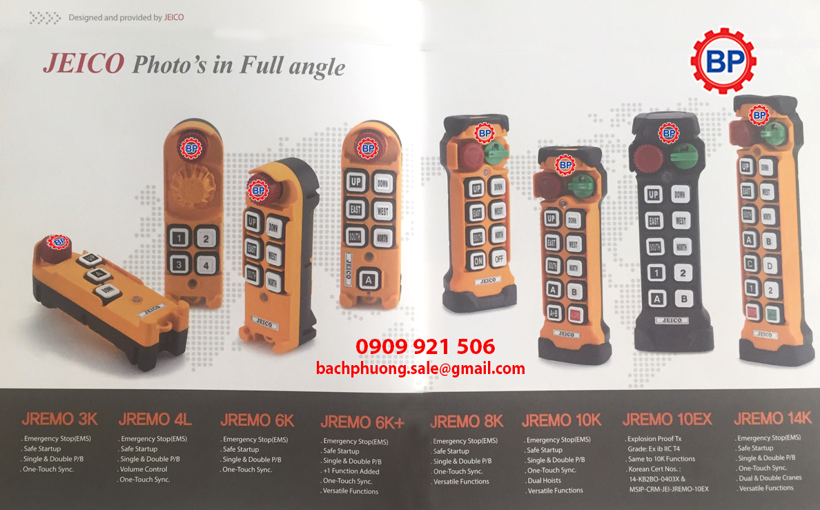 Điều khiển từ xa JEICO - Hàn Quốc Điều khiển từ xa JEICO - Hàn Quốc