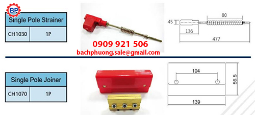 Ray điện an toàn cầu trục 1P200A Ray điện an toàn cầu trục 1P200A