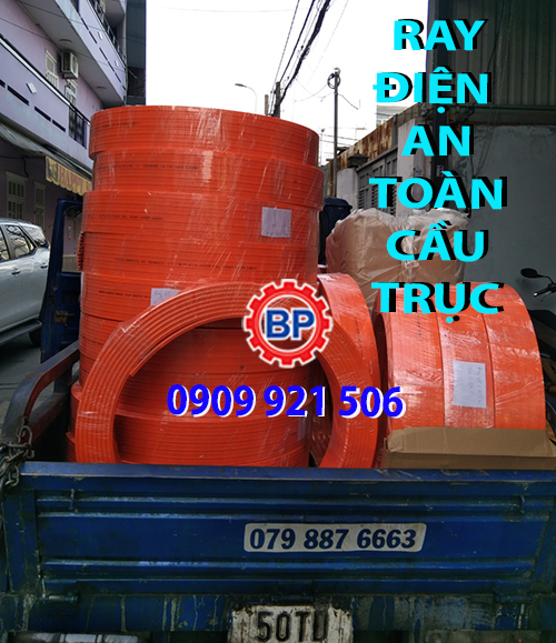 Ray điện cầu trục 3P100A hàng có sẵn Ray điện cầu trục 3P100A hàng có sẵn