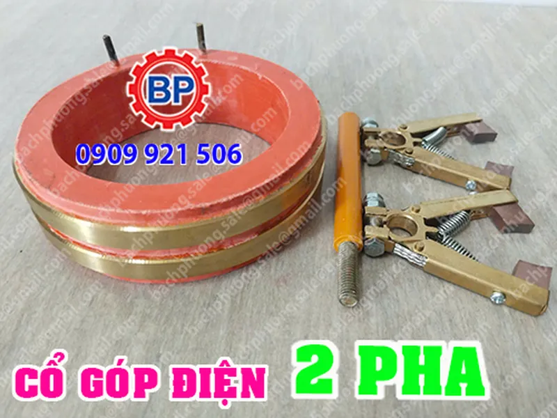 Cổ góp điện an toàn 2 pha 100x135x40mm