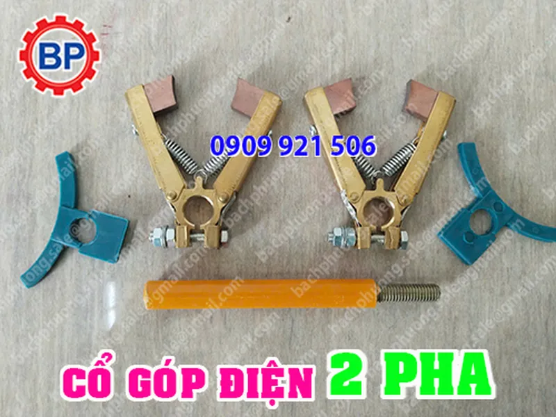 Cổ góp điện an toàn 2 pha 100x135x40mm