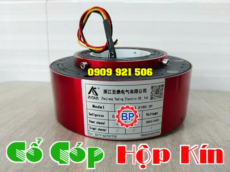 Cổ góp điện hộp kín sản xuất theo yêu cầu