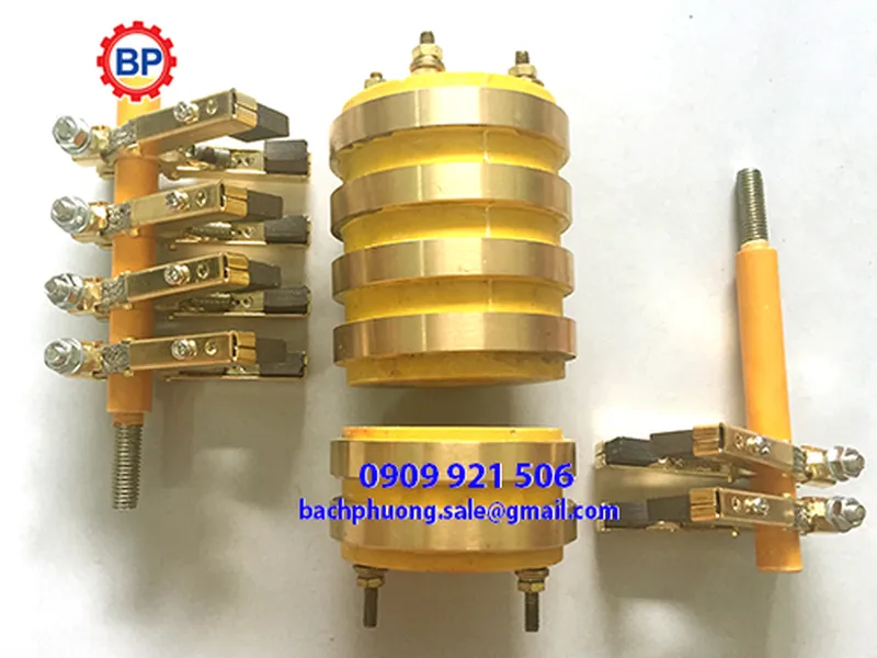 Bộ cổ góp điện máy đóng gói