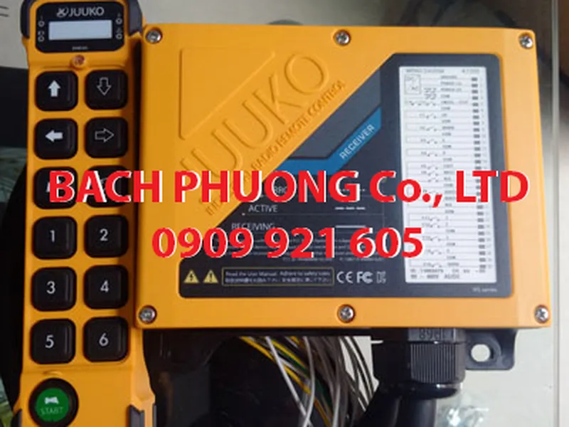 Bộ điều khiển từ xa cầu trục 12 nút bấm