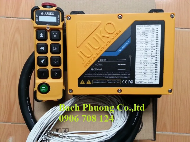 Bộ điều khiển từ xa cầu trục 2 nút, 4 nút, 6 nút, 8 nút, 10 nút, 12 nút bấm