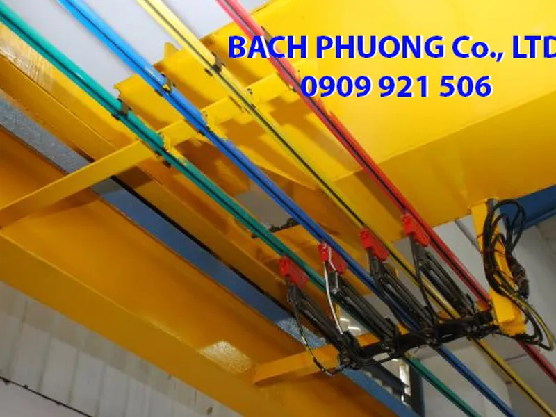 Căng ray điện an toàn cầu trục 1P