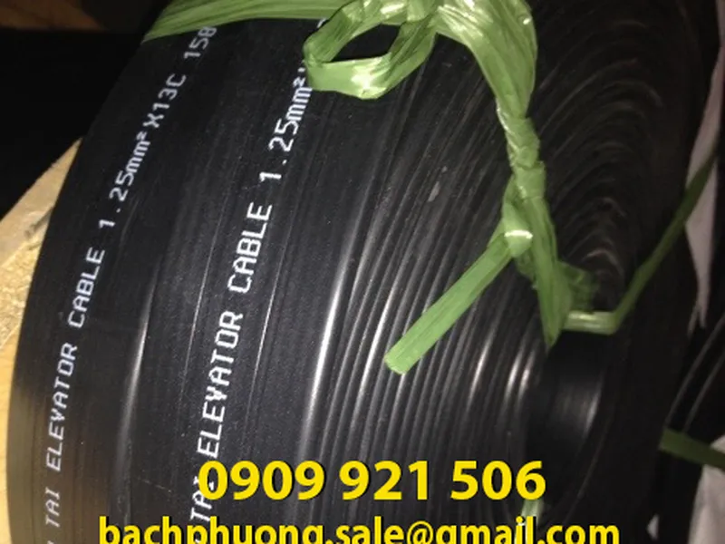 Cáp dẹt cho ray C cầu trục