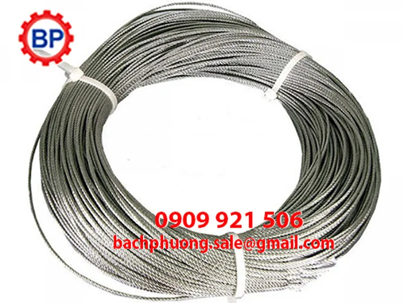Cáp thép tiêu chuẩn dùng cho cầu trục