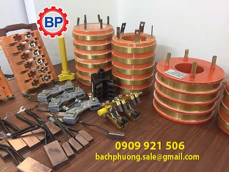 Cổ góp điện chổi than