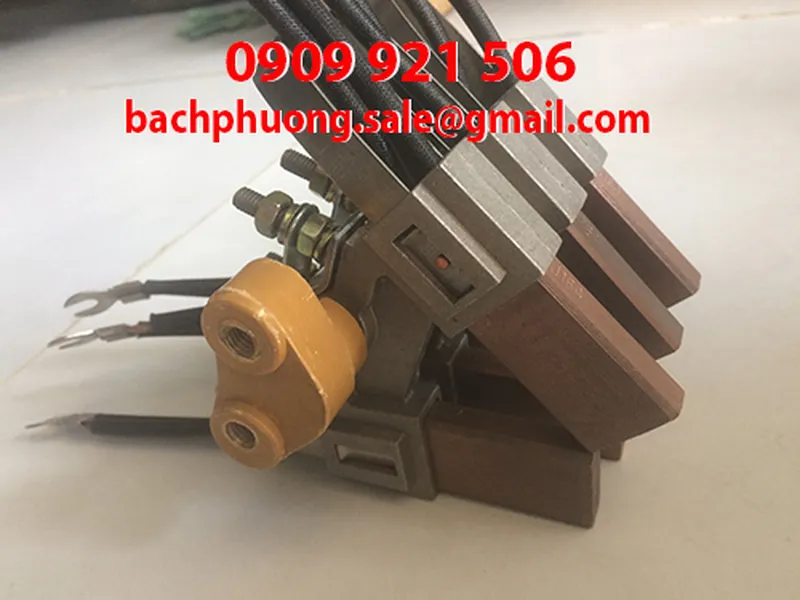 Cổ góp điện chổi than 3 vành