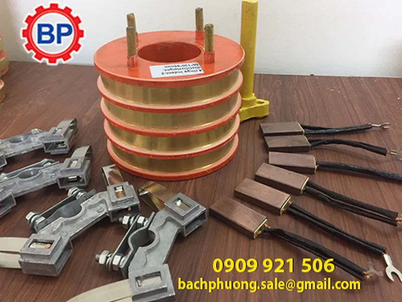 Cổ góp lấy điện theo dạng quay
