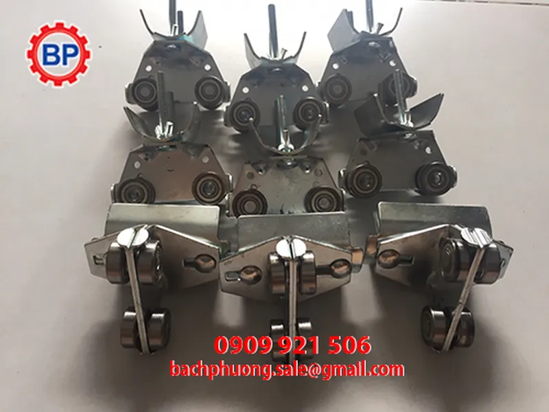 Con lăn trượt cáp ray C cầu trục