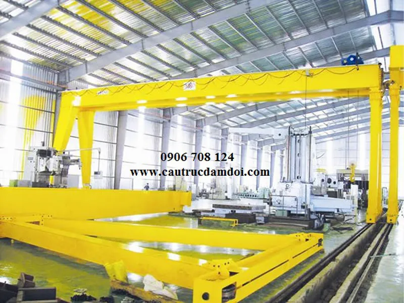 Cổng trục dầm đôi 5 tấn