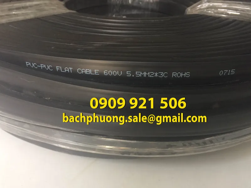 Dây cáp dẹp cầu trục 4C x 6mm