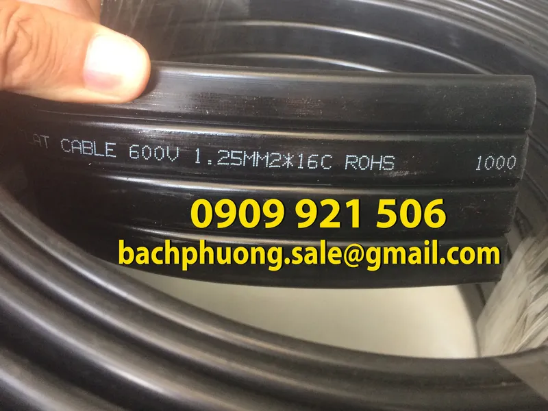 Dây cáp điện dẹt các loại cho cầu trục