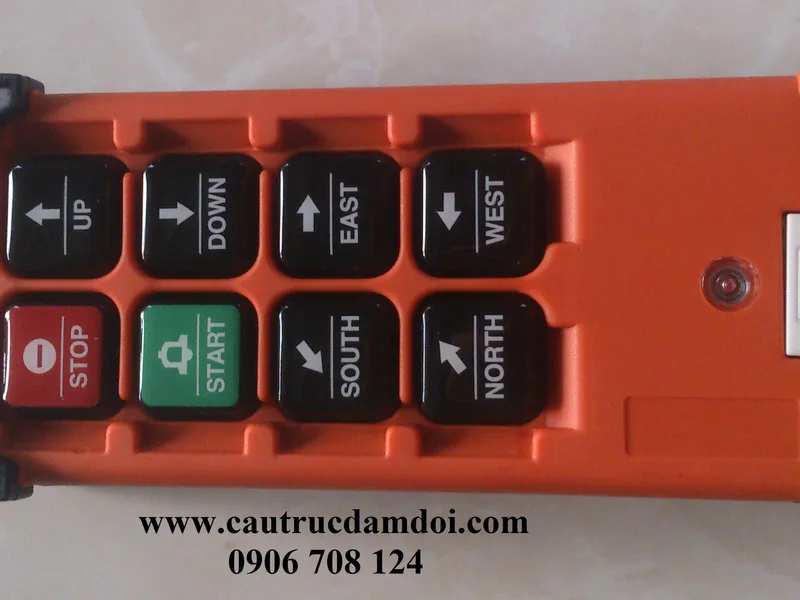 Điều khiển từ xa 1 cấp tốc độ cho cầu trục