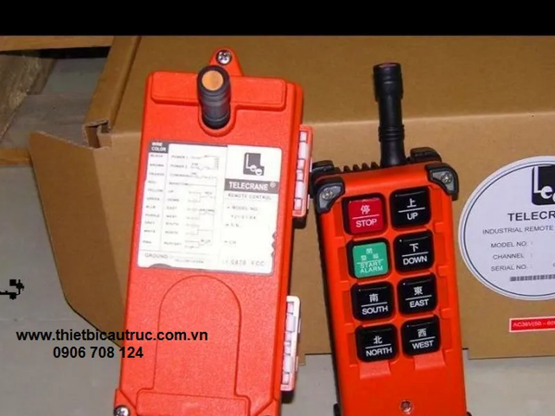 Điều khiển từ xa 8 nút cho cầu trục