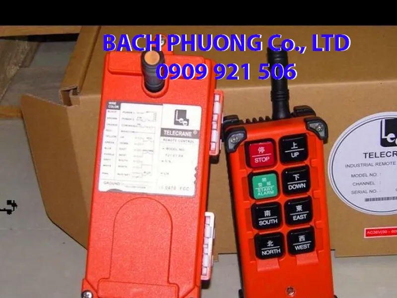 Điều khiển từ xa các loại cho cầu trục