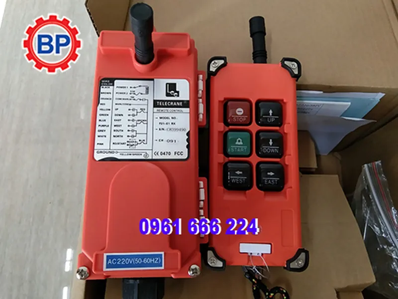 Điều khiển từ xa cầu trục 4 nút