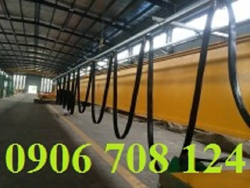 Hệ thống máng C trượt cáp dẹp cầu trục