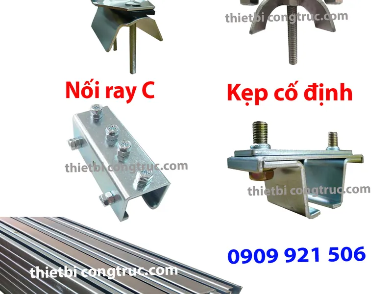 Kẹp cuối cho ray C cầu trục