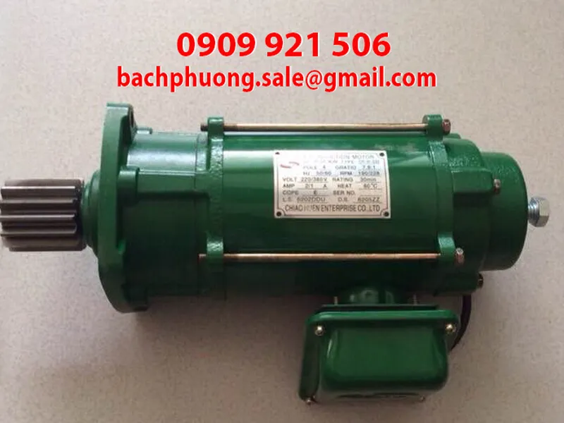 Motor dầm biên cầu trục 0.4kw