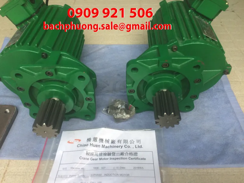 Motor dầm biên cầu trục 0.75kw
