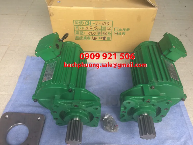 Motor dầm biên cầu trục 1.5kw