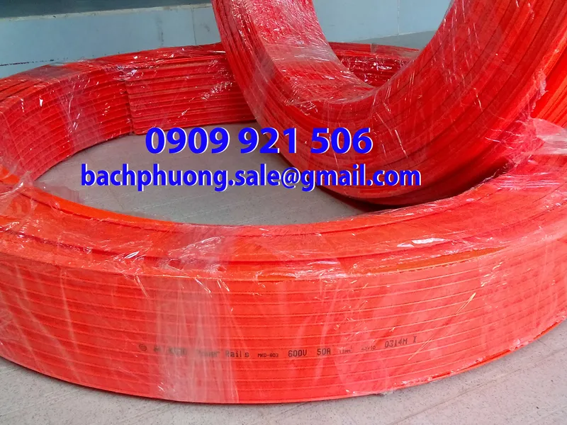 Ray điện dọc 3P50A cho cầu trục