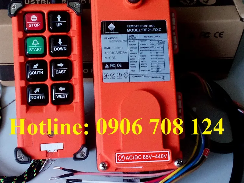 Thiết bị điều khiển từ xa cho cầu trục