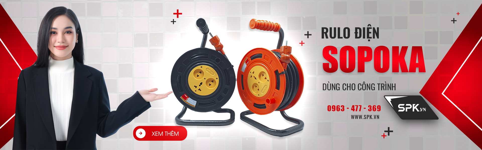 Rulo Cuộn Dây Điện SOPOKA - SPK.VN