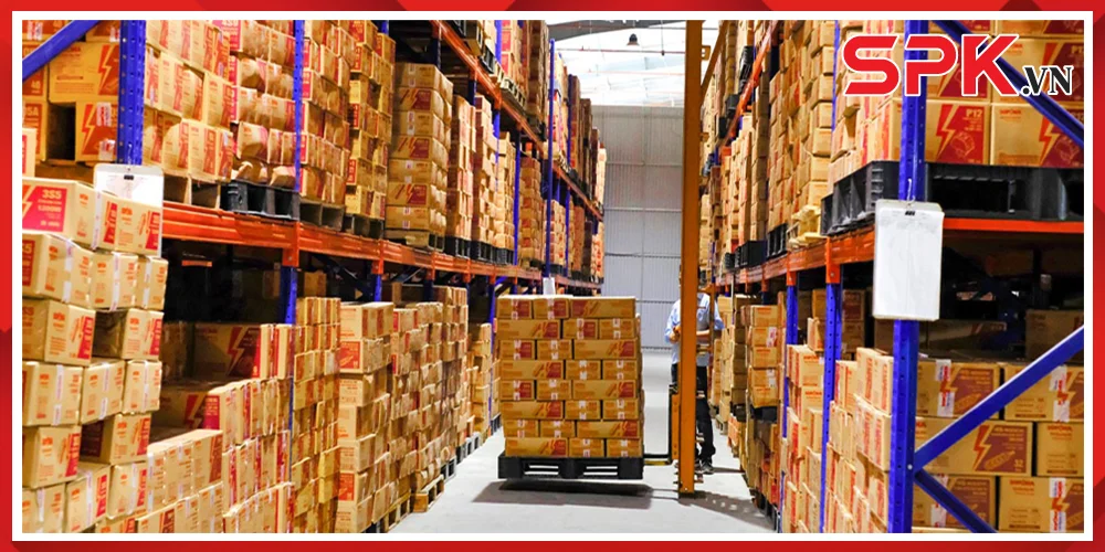 Kho hàng Công ty Cổ phần Chế tạo Thiết bị điện OMEGA