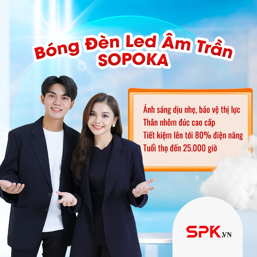 Bóng Đèn Led Âm Trần SOPOKA - SPK.VN