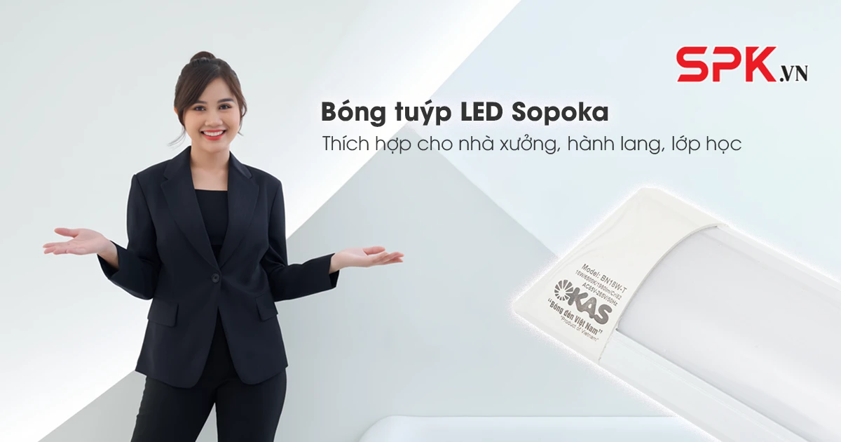 Hình ảnh Bóng tuýp LED Sopoka - SPK.VN