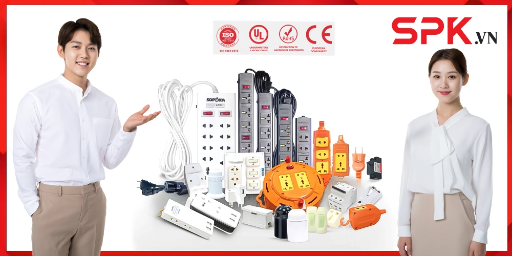 Các sản phẩm thiết bị điện SOPOKA - Công ty OMEGA