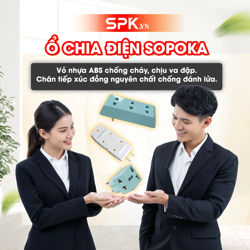 Ổ chia điện SOPKA chính hãng - SPK.VN
