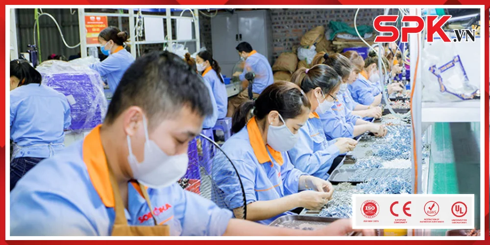 Hình chụp Nhà máy sản xuất Thiết bị điện SOPOKA - SPK.VN