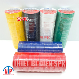 Băng Keo Cách Điện PVC NanoTP Tiến Phát 20Y 115 Mic - Cây 10 Cuộn
