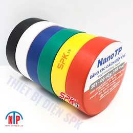 Băng Keo Cách Điện PVC NanoTP 600V 115 Mic 20Y BKĐ115-20Y Tiến Phát