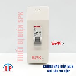 Hộp CB 1 pha 1P Tiến Phát – hộp gắn nổi bảo vệ CB 1 tép gọn gàng, an toàn