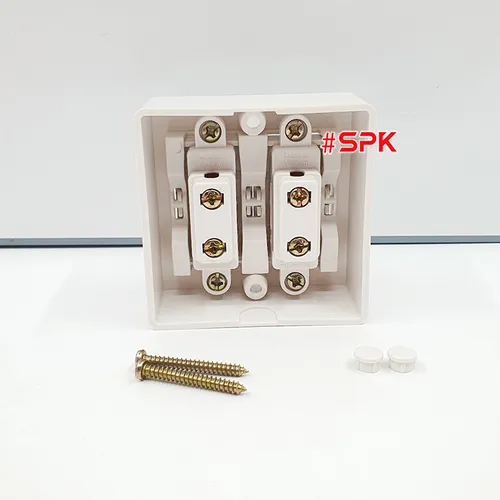 Công Tắc Điện Cao Cấp Dòng E SOPOKA - Công Tắc Đôi E2S