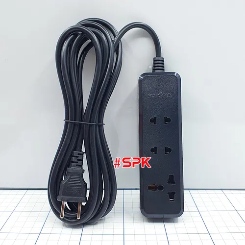 SOPOKA Ổ Cắm Điện 3 Lỗ 2200W Lõi Sứ Chịu Nhiệt Chống Va Đập 3K3 & 3K5